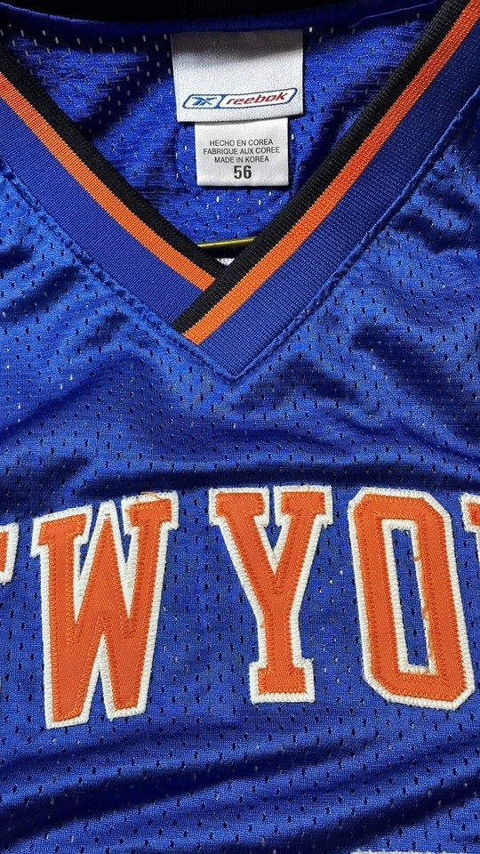 Rare Vintage REEBOK Allan Houston New York Knicks Authentic Sewn Jersey 2000s 60 - Image 4 of 4