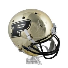 Drew Brees Autographed Purdue Boilermakers Chrome F/S Football Helmet - BAS