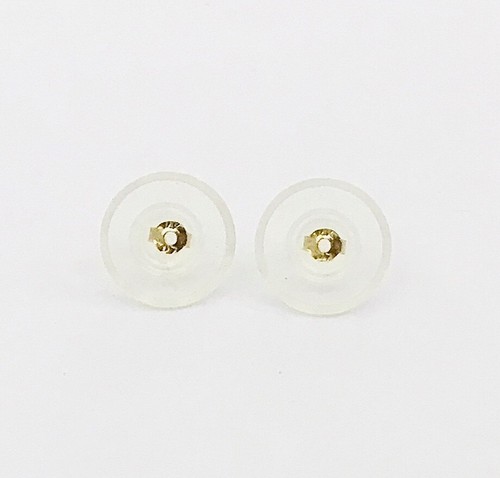 White Cultured Freshwater Pearl 7.5 - 8 mm Solid 14K Gold Stud Earrings NEW - Picture 9 of 11