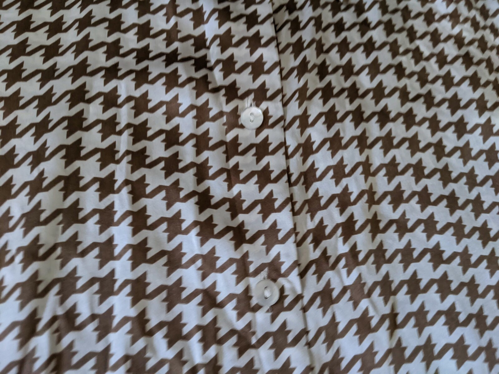 Pendleton Button Down Silk Blouse Size 12 - image 3