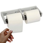READ* BOBRICK 2740 ClassicSeries Cast Aluminum Toilet Tissue Dispenser-2 Rolls