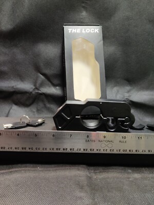 motorcycle/bicycle handle bar lock locks front breaks