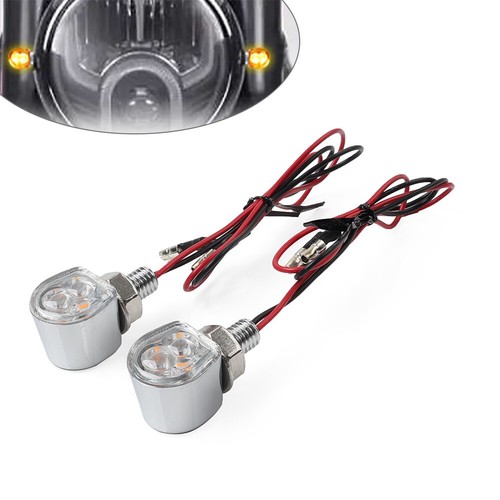 Motorbike Turn Signal Indicators - MASO 2PCS 12V LED Amber Lighting Tu – TECHNO KHAN STORE - Foto 2