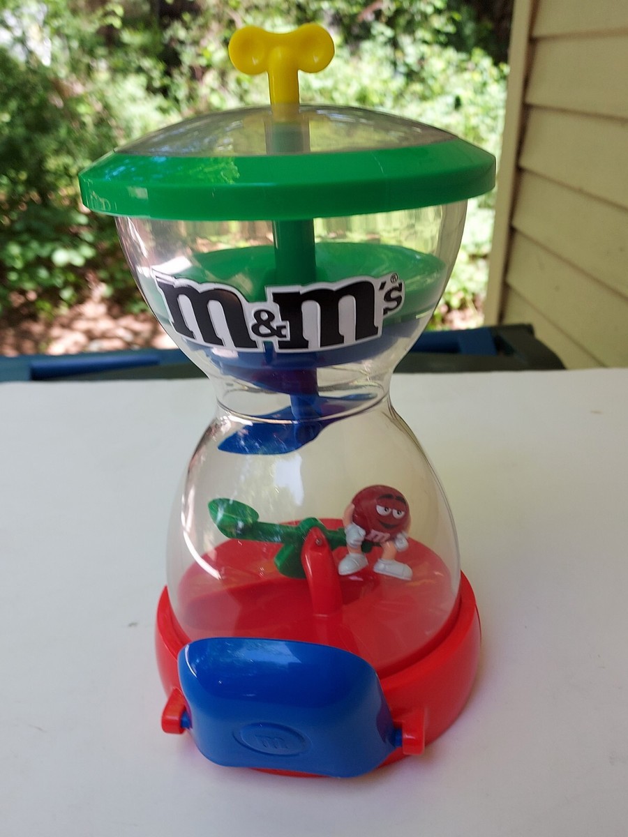 Vintage M&M Collectible Candy Dispenser Seesaw Swirl Slide Vintage M&M Collectible Candy Dispenser Seesaw Swirl Slide