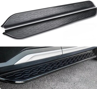 2Pcs Fits for Audi Q7 2017-2025 Door Fixed Side Step Running Board Nerf Bar