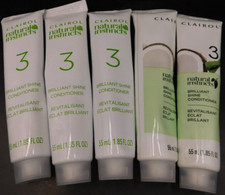 5 Pk Clairol Natural Instincts 3 Brilliant Shine Conditioner 1.85Fl Oz Ea New