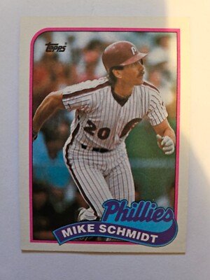 1989 TOPPS MIKE SCHMIDT #100 NM