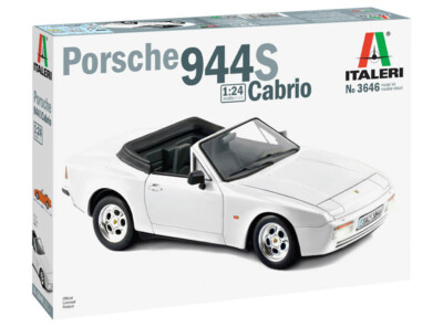 Porsche 944 S Cabrio 1:24 Model Kit Bausatz Italeri 3646