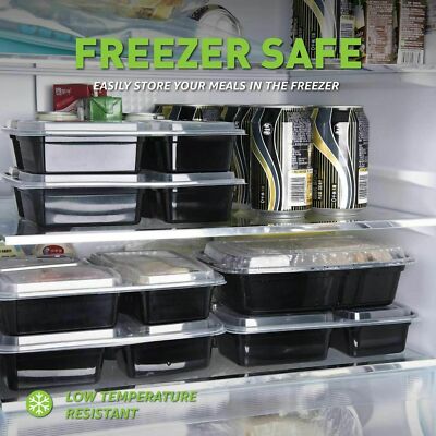 20-100 Pack Meal Prep Containers (32/36oz) – Reusable Microwavable Food Storage With Lids