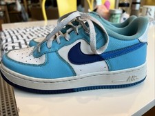 Nike Air Force 1- BOYS 5y Light Blue  White