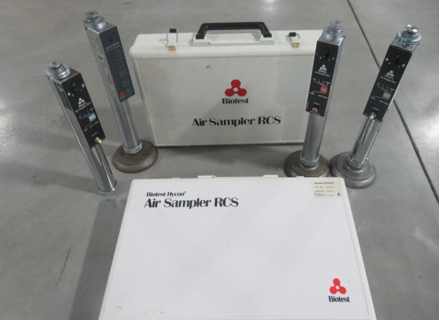Lot of 4- Biotest RCS Hycon Air Samplers *USED* | eBay