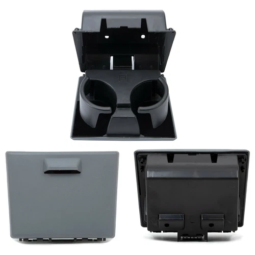 Gray DashBoard Dual Cup Holder For Ford F250 F350 F450 F550 Super Duty 2008-2016 - Picture 4 of 13