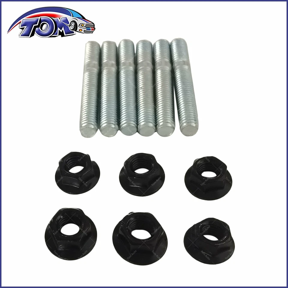 Juego de 2 pernos de escape delanteros para Chevy GMC Suburban SaVana 1991-2012 Foto 2 de 4