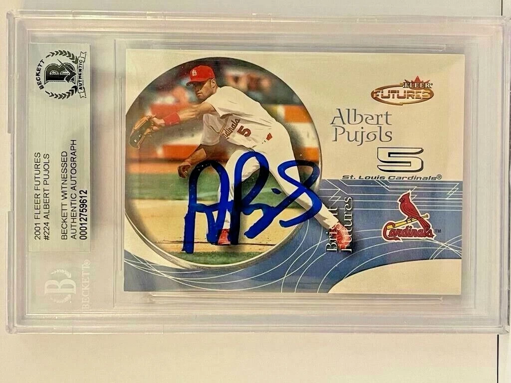 その他  Pujols Auto Fleer 激レア 】ALBERT PUJOLS 01 FLEER RCファーストナンバー - メルカリ