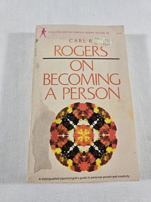 On Becoming A Person by Carl R Rogers 1961 Paperback