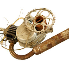 Victoria Vicky Komplett Motor mit Vergaser und Auspuff - Motor dreht