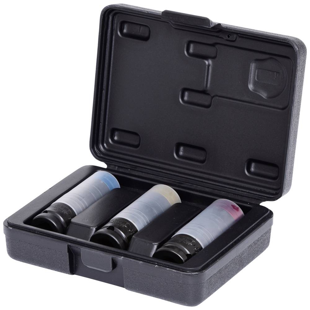 Set de douilles 6 pans en acier forgé KS Tools 515.0990 avec finition phosphatée noire