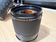Minolta 500mm F/8 RF Rokkor-X SR Mount Manual Focus Lens