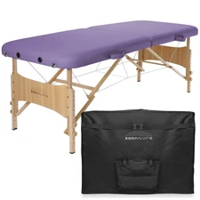 OPEN BOX - Basic Portable Folding Massage Table - Lavender