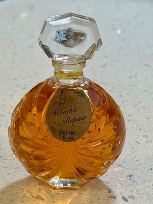 Vtg GLORIA VANDERBILT Wrinkle Repair Fragrance Splash Perfume - Crystal Bottle