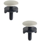  Set of 2 Ablaufabdeckung Waschbecken Waschbeckenstöpsel Spülbeckenzubehör