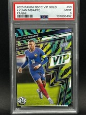 2025 Panini NSCC VIP Gold Kylian Mbappe Baja PSA Mint 9 France Legend