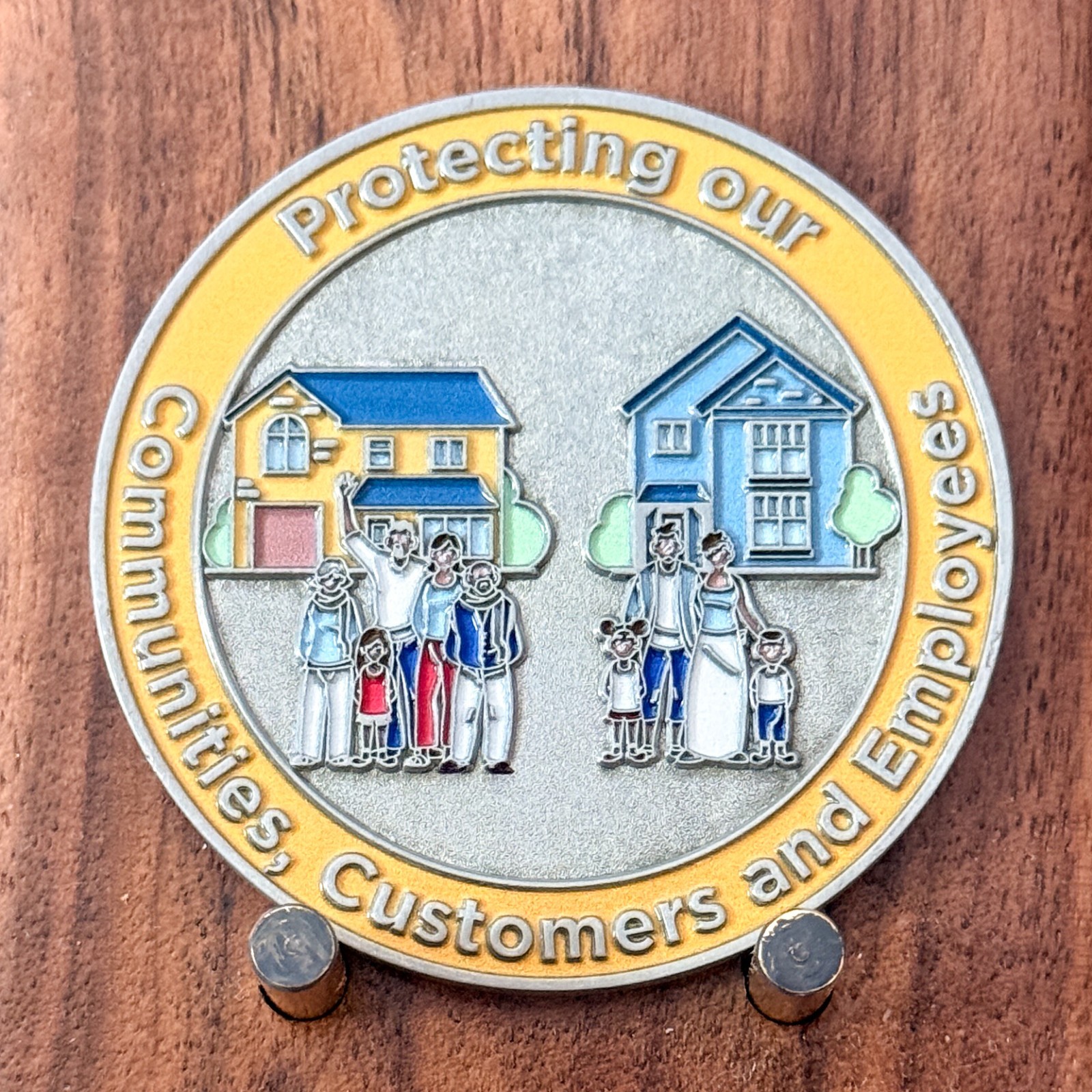 Pg&Amp;E Community Rebuild Safety Family Utility Collectible Challenge Coin W#12