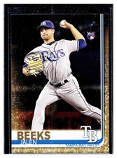 2019 Topps Jalen Beeks #688 Gold /2019 RC Tampa Bay Rays Rookie MLB SSP SP