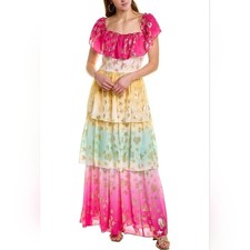 Loveshackfancy Vynne Maxi Dress - Surfer Fuschia Light