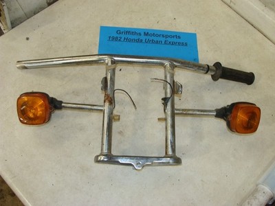 1982 HONDA Urban Express NU50 oem scooter handlebar bars front turn signals