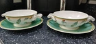 VILLEROY & BOCH A LA FERME SOUP COUPES AND SAUCERS X 2