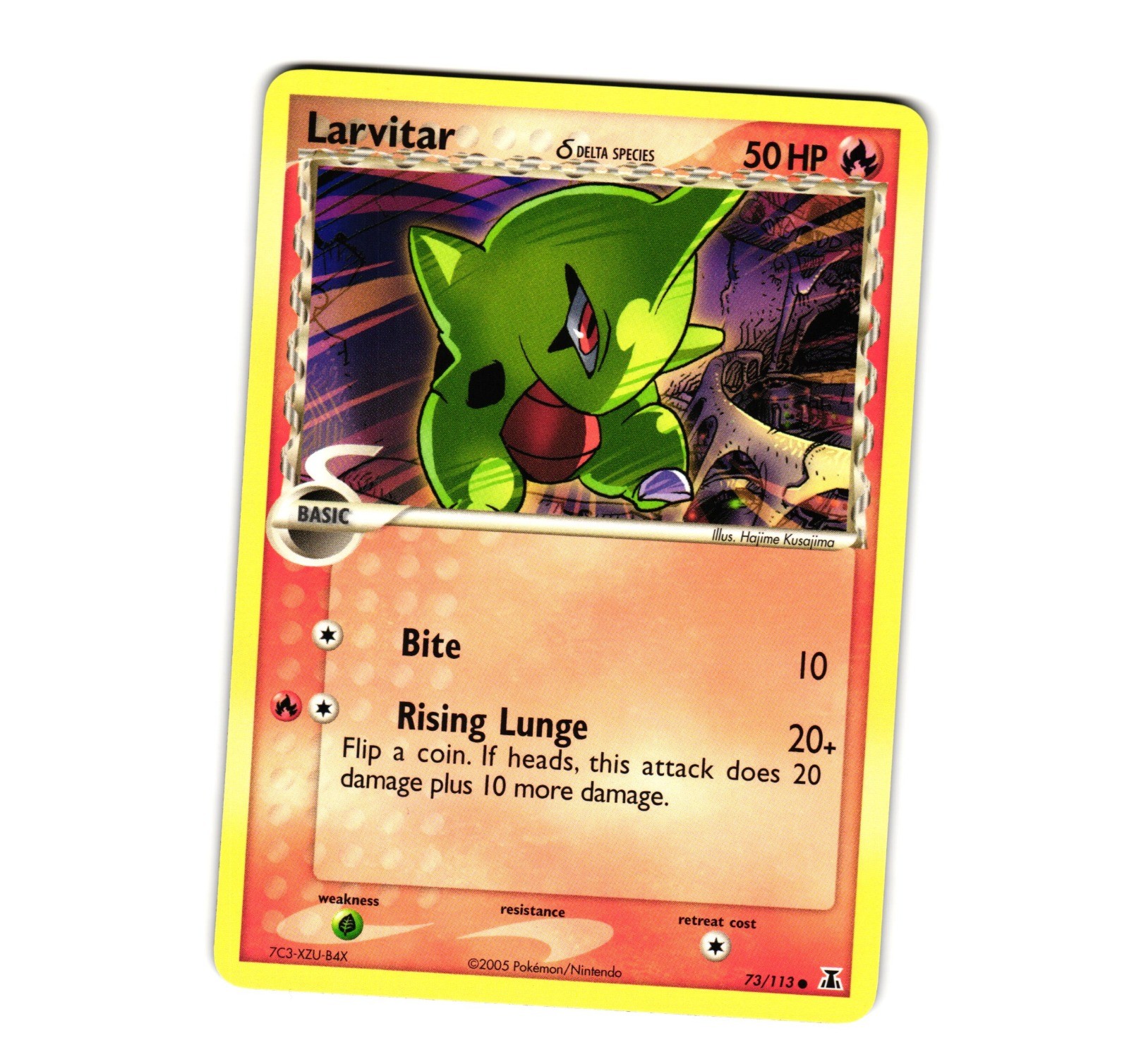 Pokemon Larvitar (Delta Species) 73/113 Delta Species Common NM