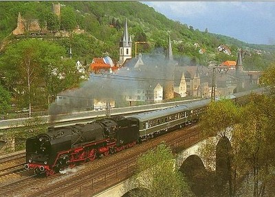 AK · Dampf-Lok 01 118 - HE/DR - Gemünden/Main - 1993  (132.01)