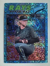 2026 Topps Heritage - Shane Baz #348 Aqua Chrome Sparkle
