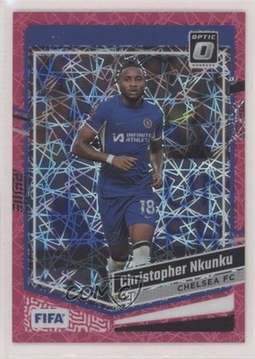 2023 Panini Donruss FIFA Optic Pink Velocity Prizm 66/99 Christopher Nkunku 0n2g