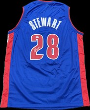 Isaiah Stewart Signed Detroit Pistons Jersey PSA