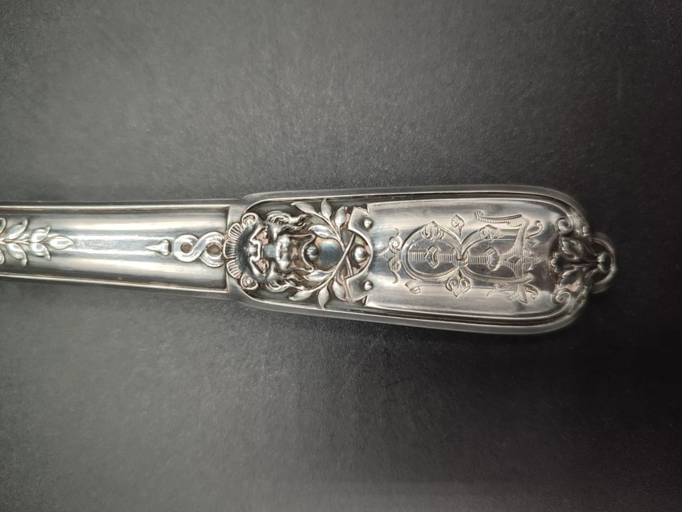 Pelle à asperges en argent, XIXème, Poinçon Minerve, 200g Argent - Photo 3/4