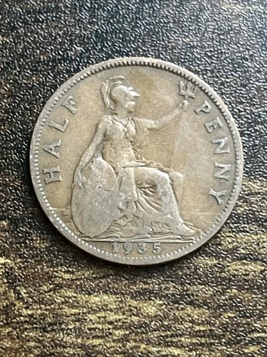 1935 George V Half Penny — photo from another recent sale
