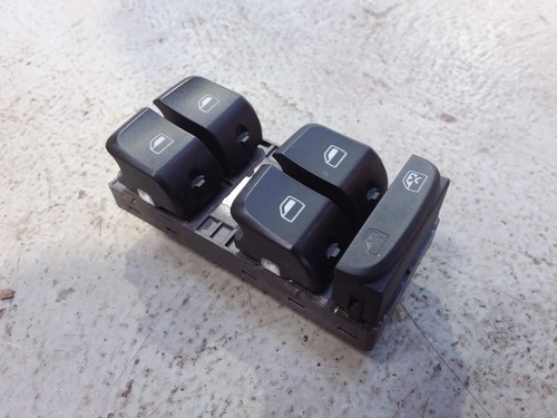 AUDI A4 POWER WINDOW SWITCH RH FRONT (MASTER SWITCH), B8 8K, 02/08-06/12 08 09 1