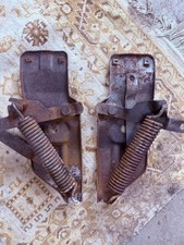 1955 1956 Oldsmobile Hood Hinges Oem Original Pair W Springs 88 98