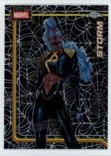 2026 Topps Chrome Marvel Comics Spider Web Refractor /399 Storm #169 0ix9