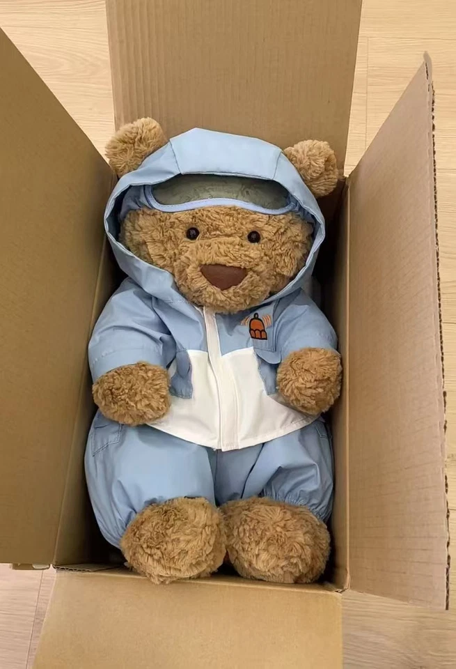 Jellycat Bartholomew Bear Snow Suit BNWT plush bears tags+dust bag NEW 1PC - Image 4 of 4