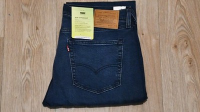 Levis 514 Straight Stretch Herren Jeans Navy Blue (W33, W36, W38)