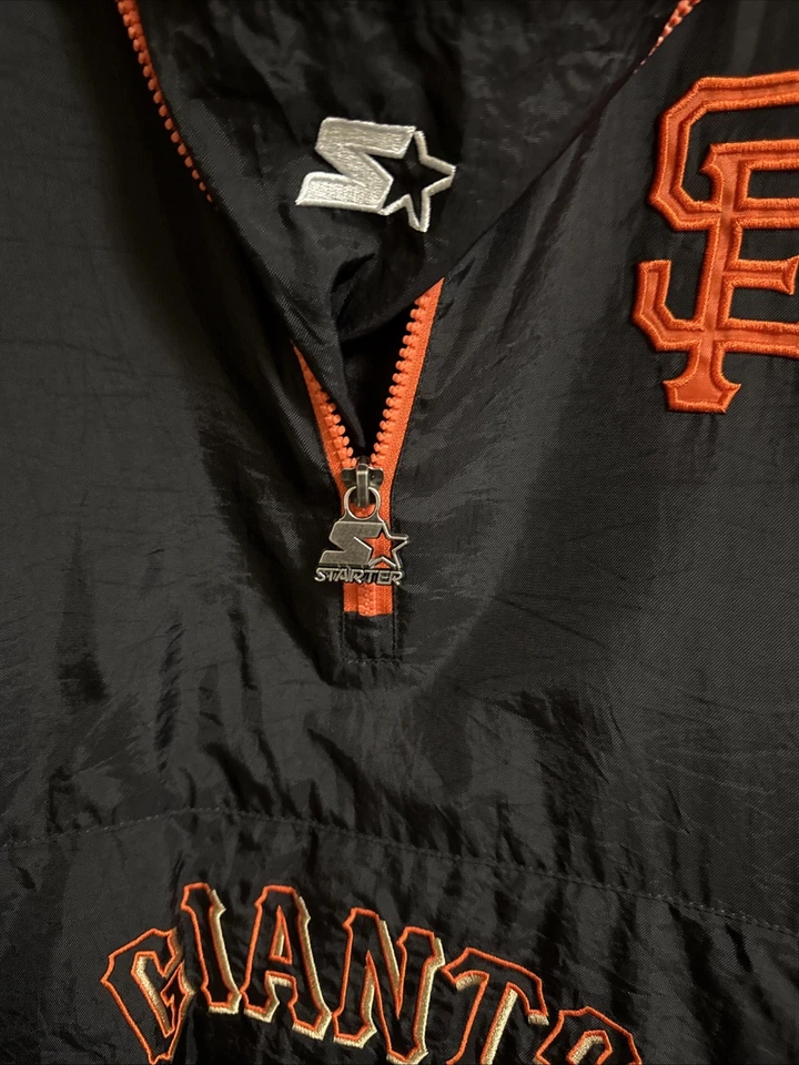 Sf Giants Pullover Jacket 3XL Starter Authentic Collection - Image 2 of 4