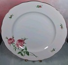 Set of 4 CHRISTINEHOLM Porcelain ROSE Pattern Dishes Dinner Bread Salad Plates — photo 6