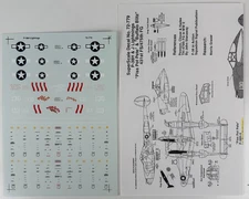 SuperScale 72-779 P-38 Lightning 1:72 Decal Set 'Piss Pot Pete' 'Buffalo Blitz'