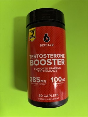 Six Star Nutrition Testosterone Booster for Men - 60 Pills