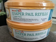 Munchkin Arm & Hammer Diaper Pail Refill Rings 544 Count 2 Pack