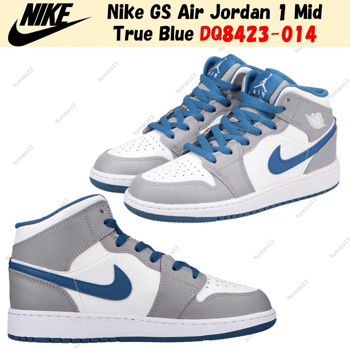 Preços baixos em Jordan 1 Mid True Blue | eBay
