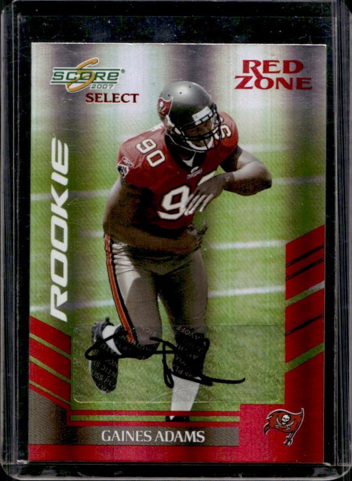Gaines Adams Score Select #352 Red Zone-Autograph